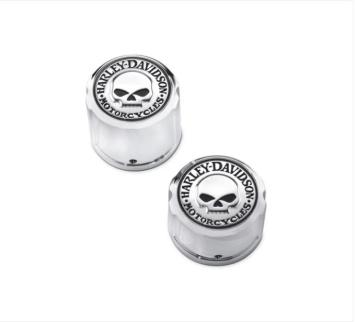 Harley-Davidson front axle nut covers