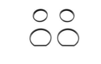 H-D®  GAUGE BEZEL KIT – GLOSS BLACK