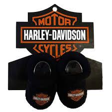 Harley-Davidson® Black  Baby Booties