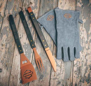 Harley-Davidson bbq set