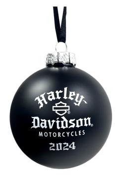 Harley-Davidson® Biker Santa Ball Ornament